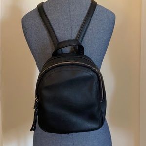 Mossimo mini black backpack
